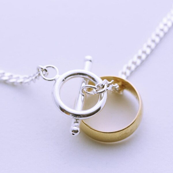 Ring Holder Necklace Etsy