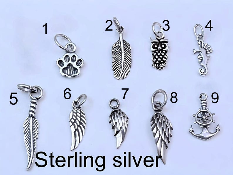 Sterling Silver Charm. 100 More Charm available. 925 charms.