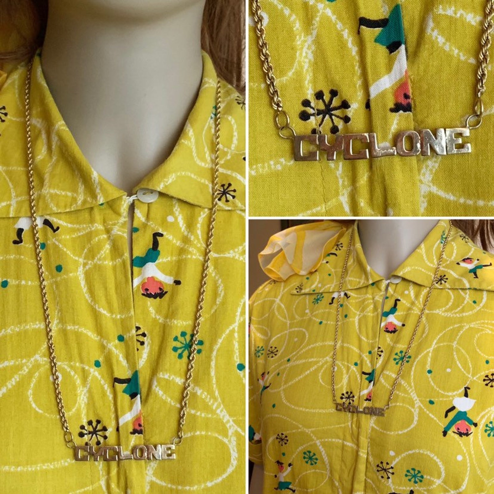 Men's 14k Triple Twisted Link Rope Featuring Stationed Etsy