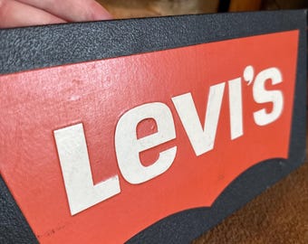 1970s Levi's Store Display Sign Vintage Jean Advertising - Etsy