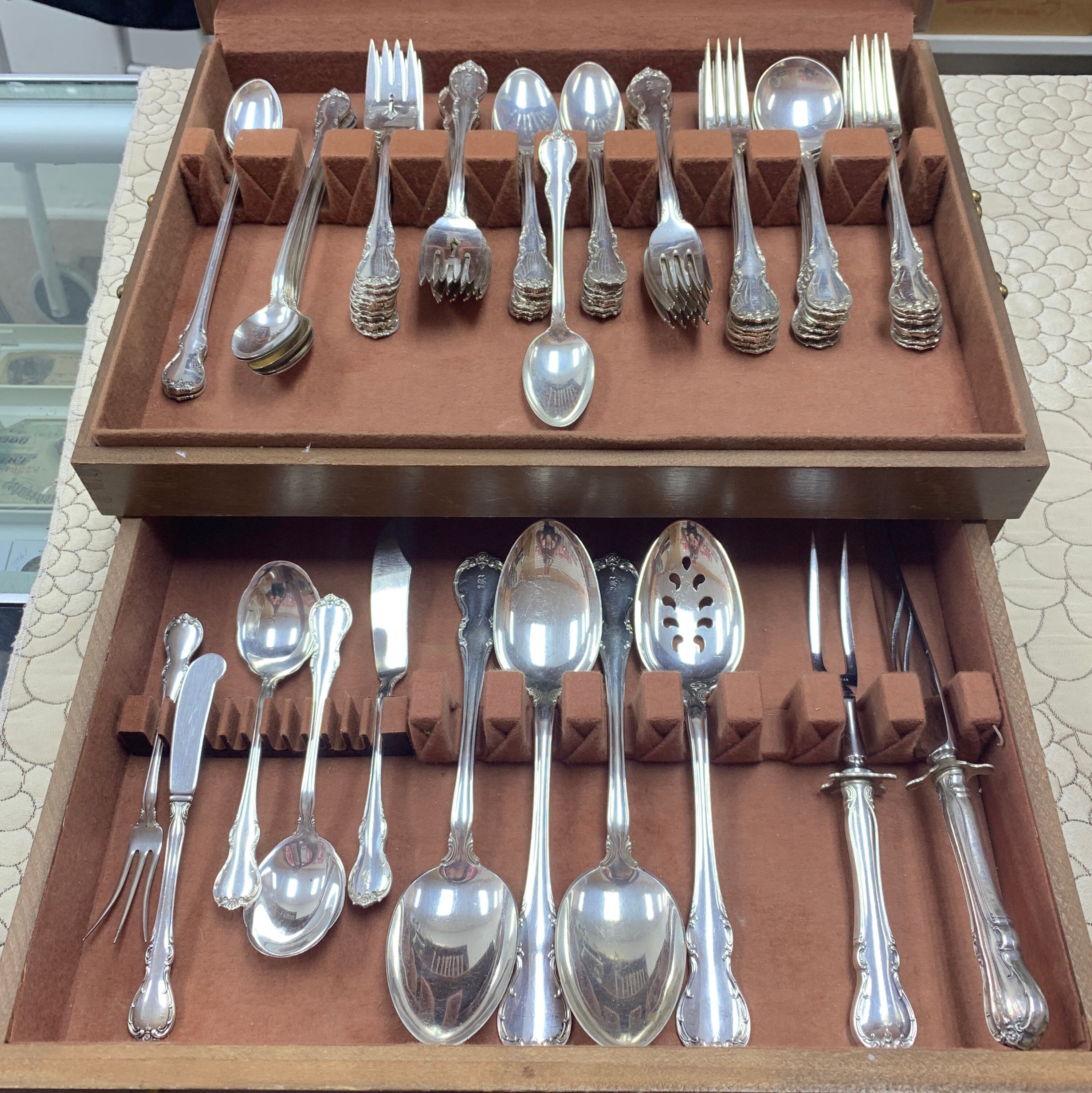 French Provincial by Towle Sterling Silver Flatware Set 89 Etsy