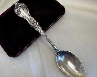 Antique Floral Majestic by Alvin Sterling Silver Teaspoon, 5-3/4" inch, 26.3 gr