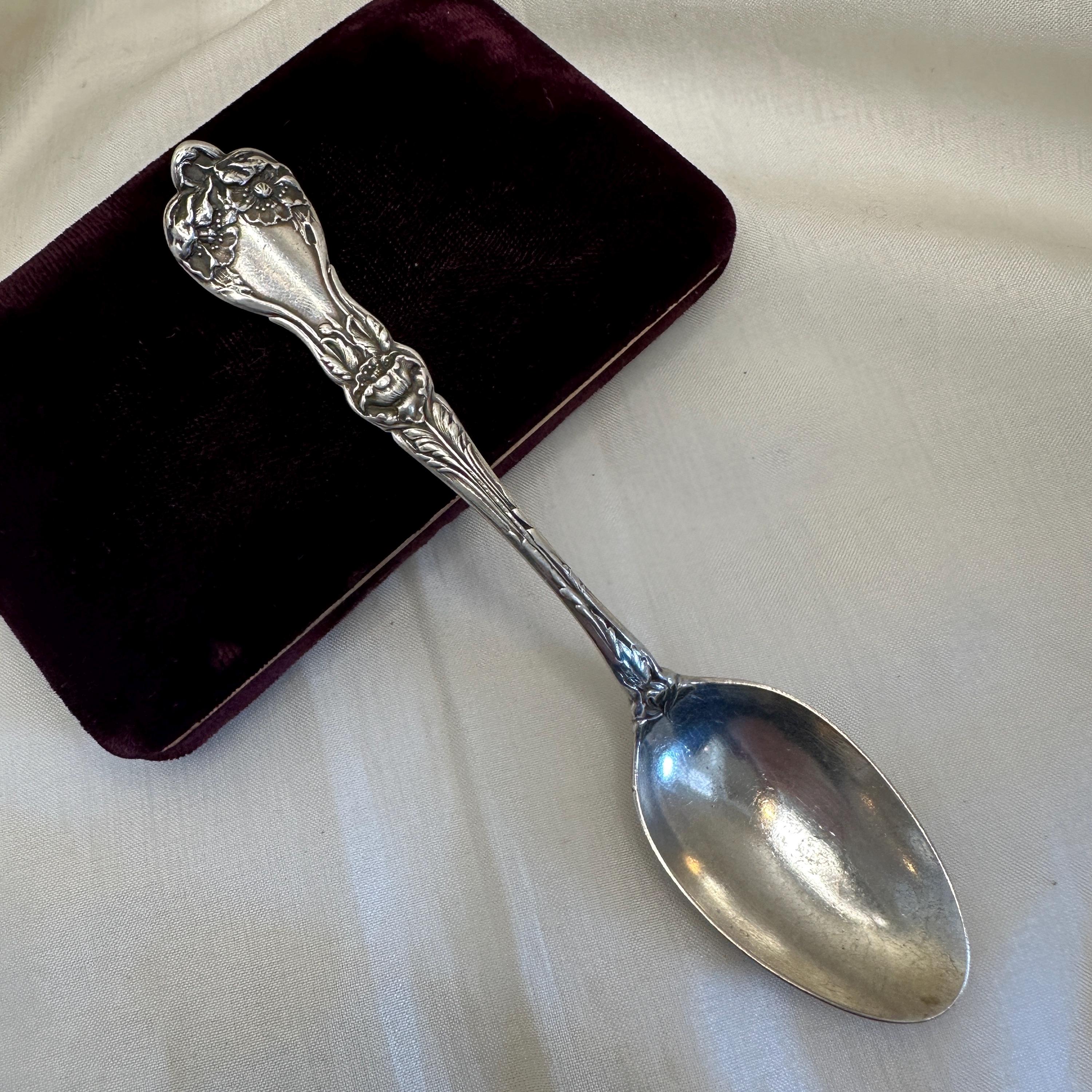 Alvin Silver Teaspoon - Etsy