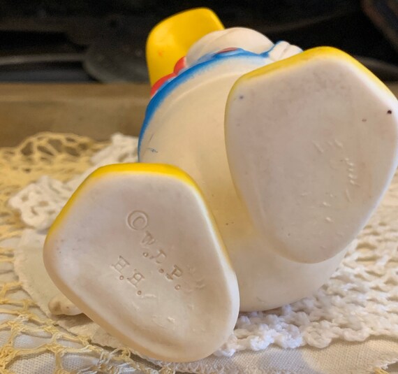 1960's Walt Disney Productions Donald Duck Rubber Squeak Toy