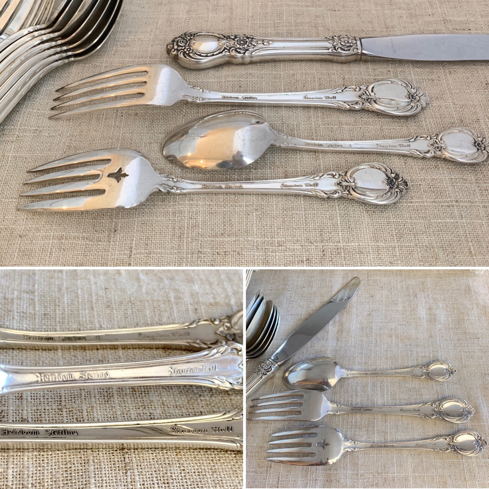 Heirloom sterling silverware sale