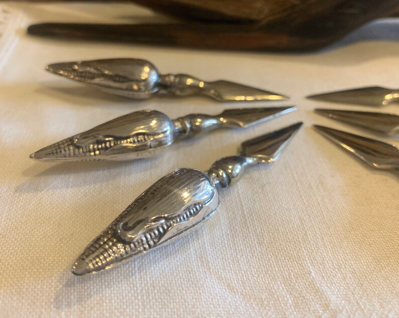 ster Co. Sterling Silver Figural Corn Cob Holders Vintage Etsy