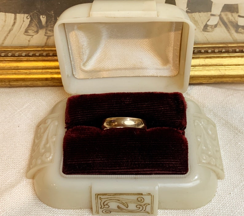 Frederick Goldman 10K Yellow Gold Wedding Band 10k Gold Etsy Il 794xN.2377971464 Lxzy