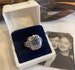 Vintage Sterling Silver Class Ring  1960’s 925 Sterling & black enamel signet ring 
