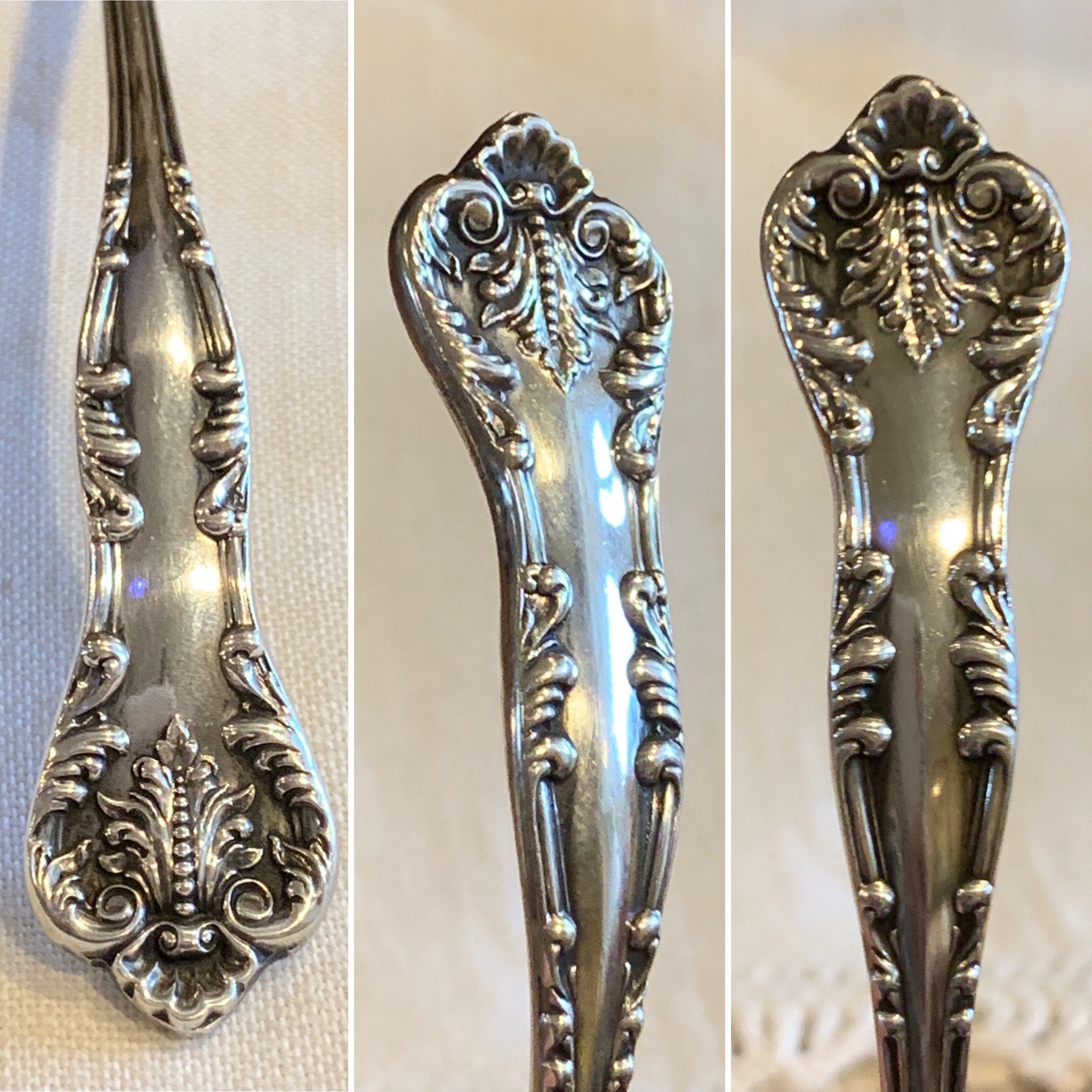 Antique sterling deals silver patterns