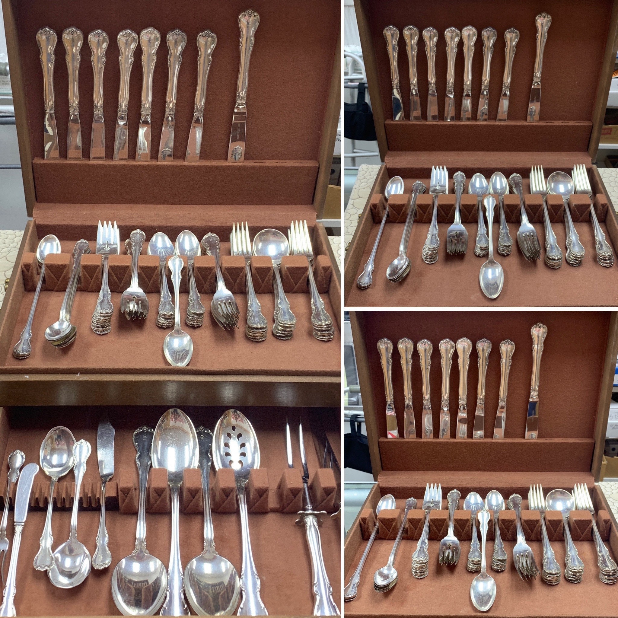 French Provincial by Towle Sterling Silver Flatware Set 89 Etsy