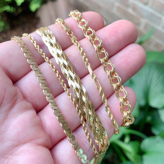 Buy 10K Gold Rope Chain Bracelet Rope Bracelet 10K Gold Bracelet Diamond  Cut Bracelet Real Gold Bracelet Men Women All Sizes 10K Rope Online in  India - Etsy