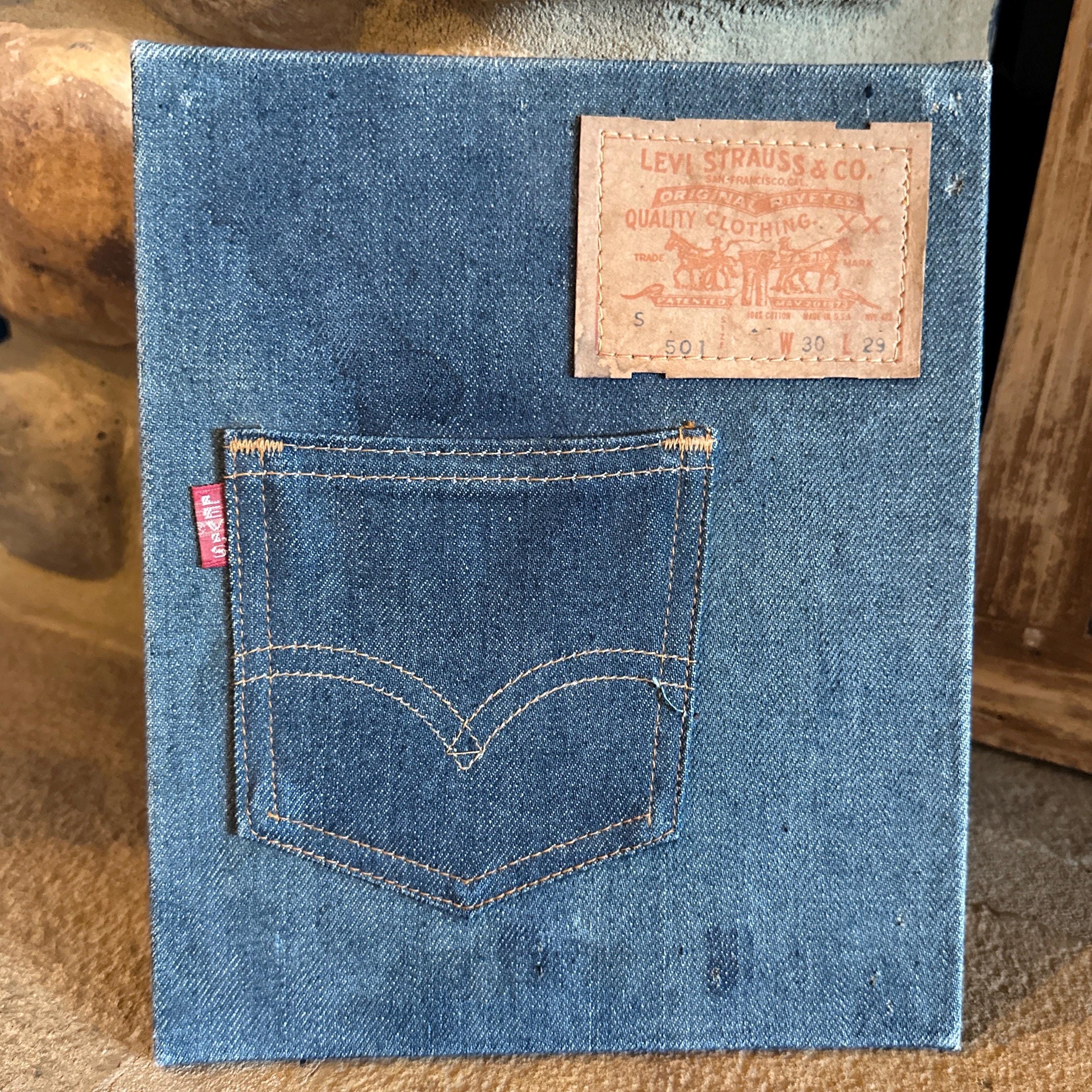 Vintage Levi Strauss & Co Jeans Store Display Sign 1970's Vintage Levi Strauss & Co Jeans Store Display Sign 1970's