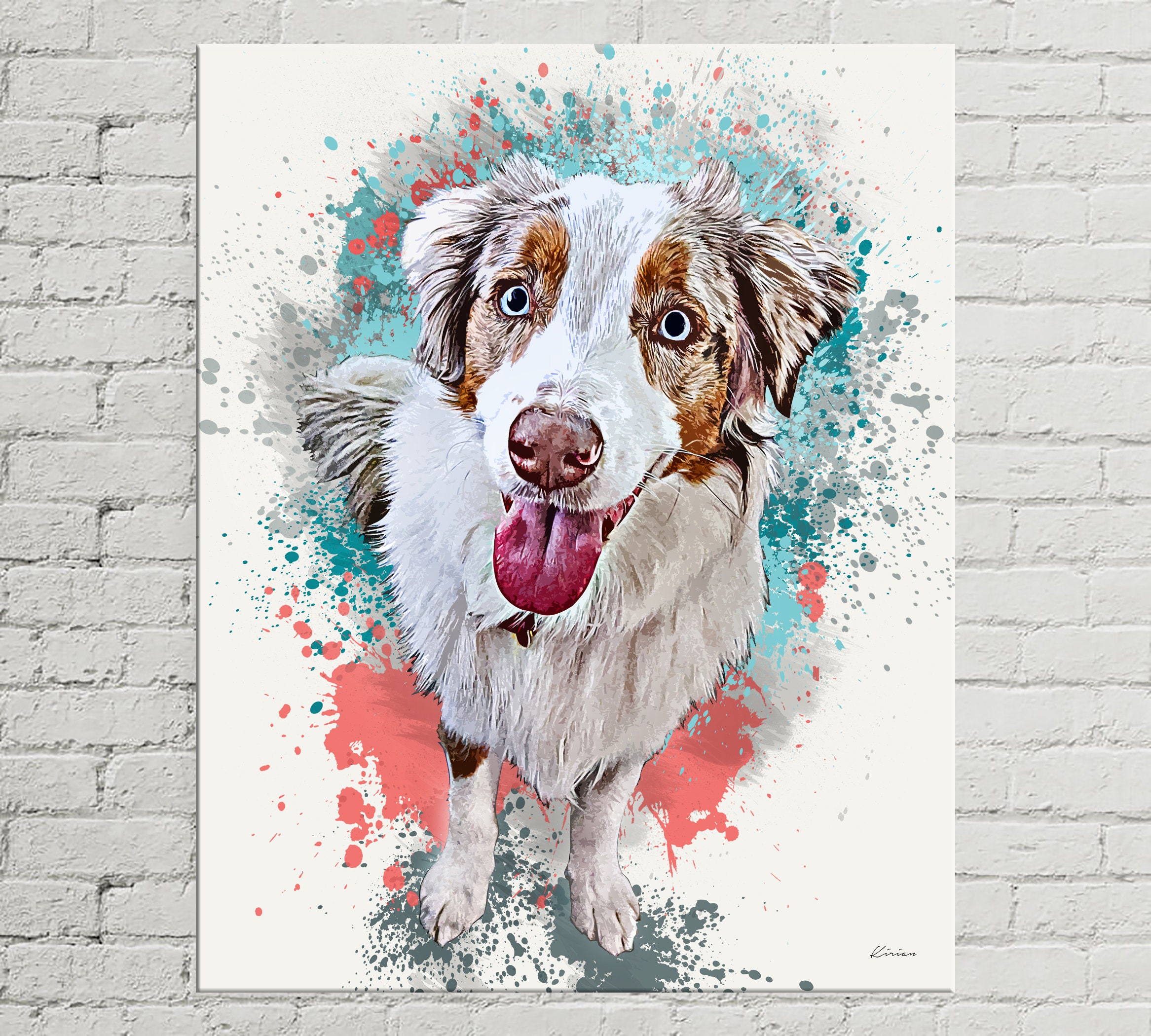 personalized pet canvas