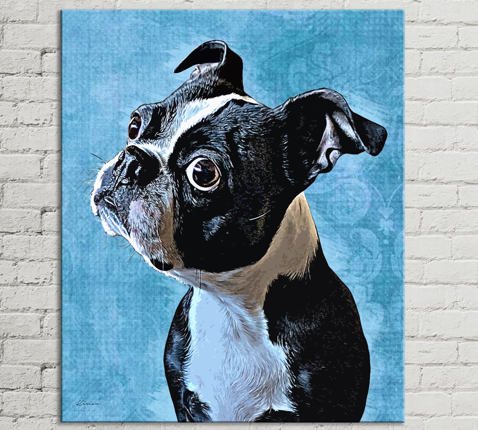pet-portrait-canvas-custom-pet-canvas-portrait-from-photo-etsy