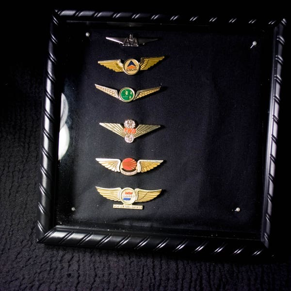 Airline Wings Shadow Box