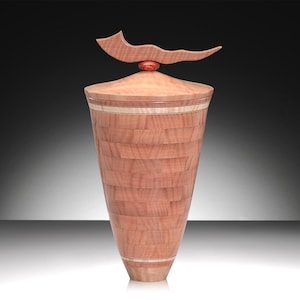 Rare Highly Figured Australian Wandoo and Malee Wood  lidded hollow Form