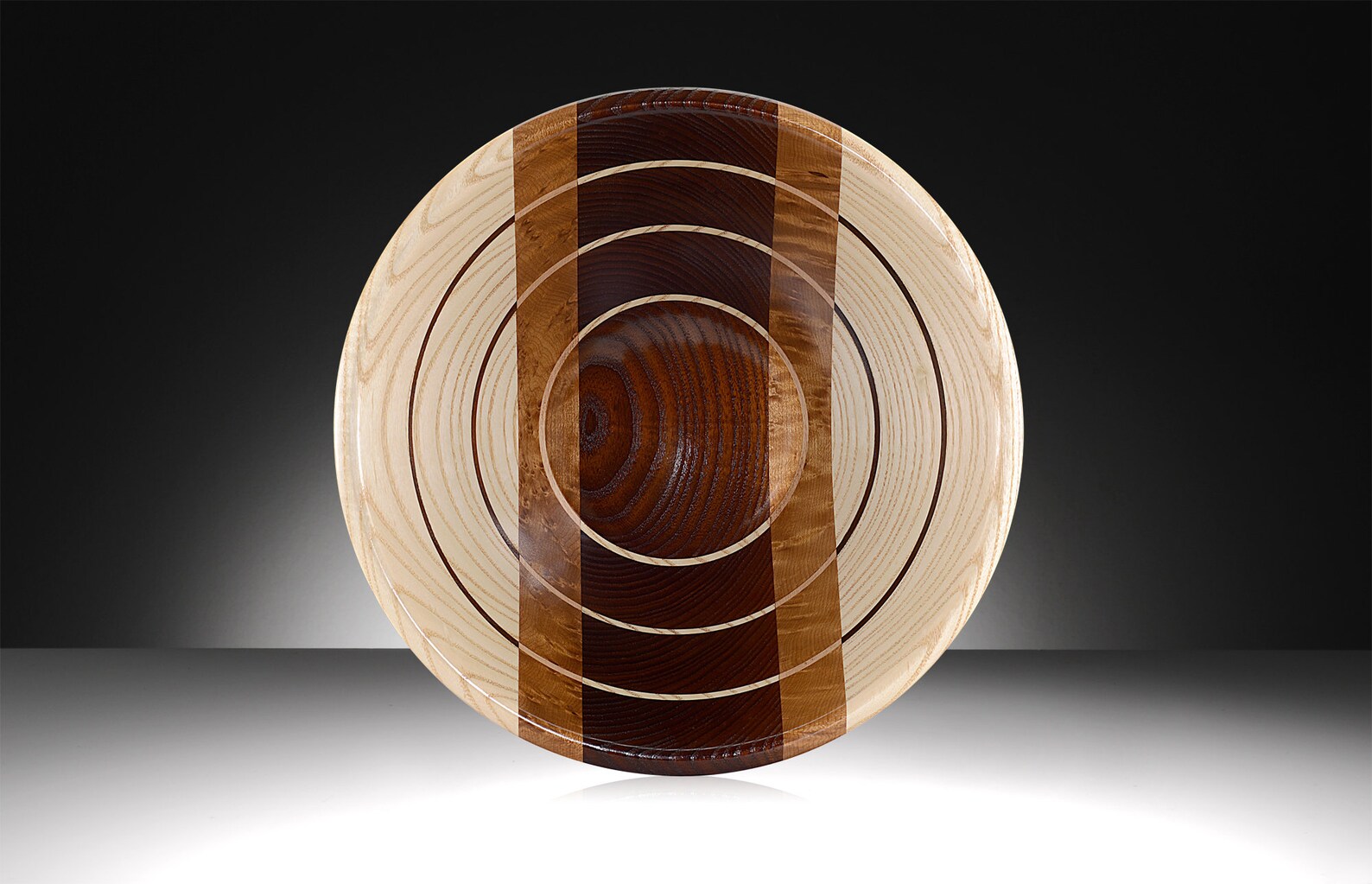 Stunning and Unique Ash and Maple Wood Decorative Bowl Etsy