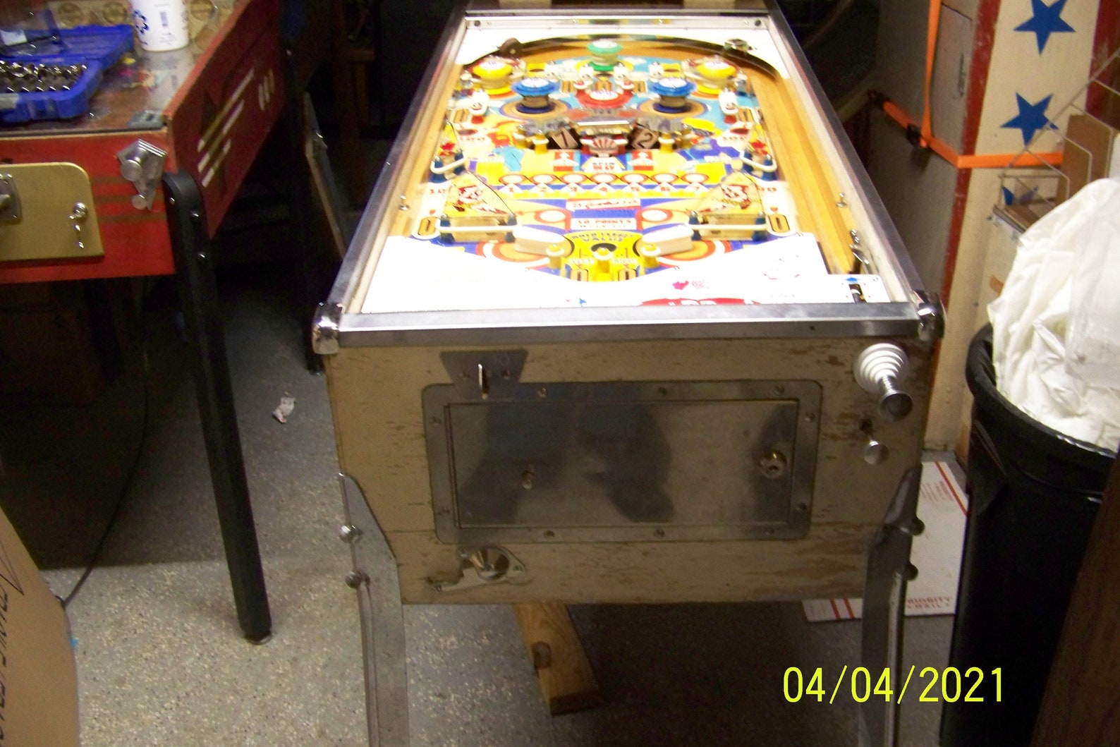 1962 Gottlieb Flipper Cowboy pinball machine Etsy