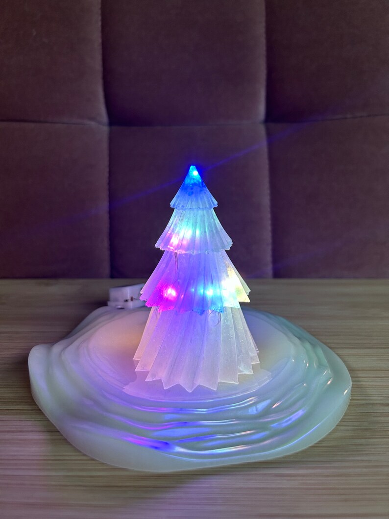 Light up Christmas Tree Decor Flashing Lights Christmas Etsy