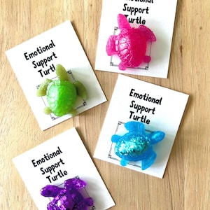 Tortuga de bolsillo con abrazos - Tortuga de apoyo emocional - Pensando en ti - Regalo de amistad - Te extraño - Regalo de compañero de trabajo