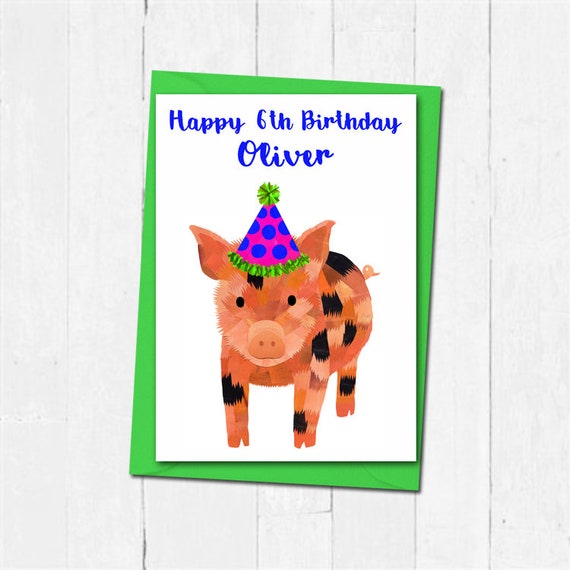 Carte Danniversaire De Porc De Micro Carte Danniversaire Etsy Carte Danniversaire De Porc De Micro Carte Danniversaire Etsy
