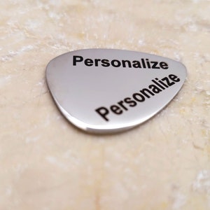 Personalized Guitar Pick - Customized Engraved Guitar Pick - Guitar Pick Engraving for Men Women Him Her Mom Dad BFF