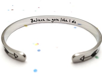 Personalized inspirational bracelet, Custom quote bracelet, Gold bar bracelet, Motivational personalized, Bridesmaids gift for Women.