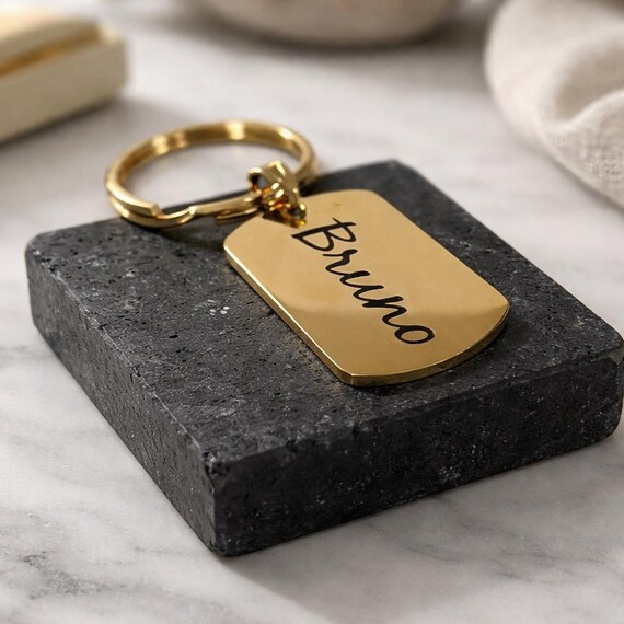 Personalized Pet loss gift | Dog Loss | Paw print Key Chain | Cat loss gift | Gold Tone Pet Memorial Once by my side forever in my heart