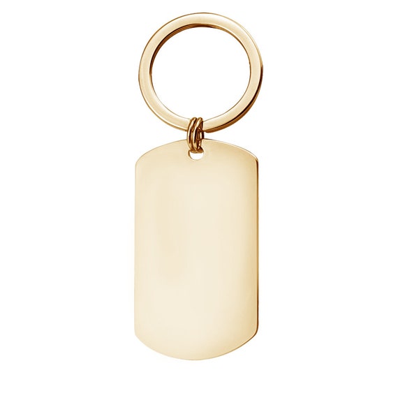 Military Tags Dog Tags Blanks for Engraving Pendants-Gold Tone and Steel