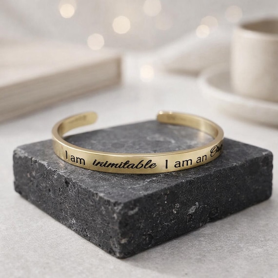 I am inimitable I am an original - Inspirational Bracelet Gifts