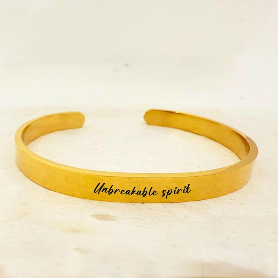Resilience Bracelet for Women - Inspirational, Motivational Bracelets "Unbreakable spirit"