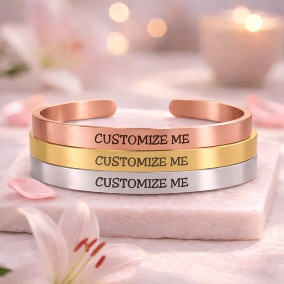Personalised Bracelets: Cancer Fighter, Warrior, Strong, Bad Ass,  Brave, Survivor, Loved, Cancer Sucks, Fuck Cancer, badass