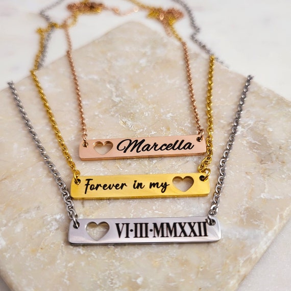 Christmas Gifts - Custom Name Necklace Personalized Gifts for Women, Mom. Mothers Day Unique Jewelry Gift for Her.