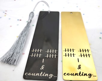 Personalized Bookmarks Engraved. Gift for Book Lovers Women Men Kids. Beautiful Custom Bookmark Gift with Tassels