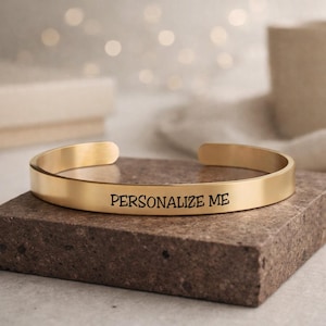 Custom Engraved Bracelets for Women & Men – Personalise with  name, message, coordinates, date, initials