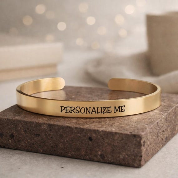 Custom Engraved Bracelets for Women & Men – Personalise with  name, message, coordinates, date, initials