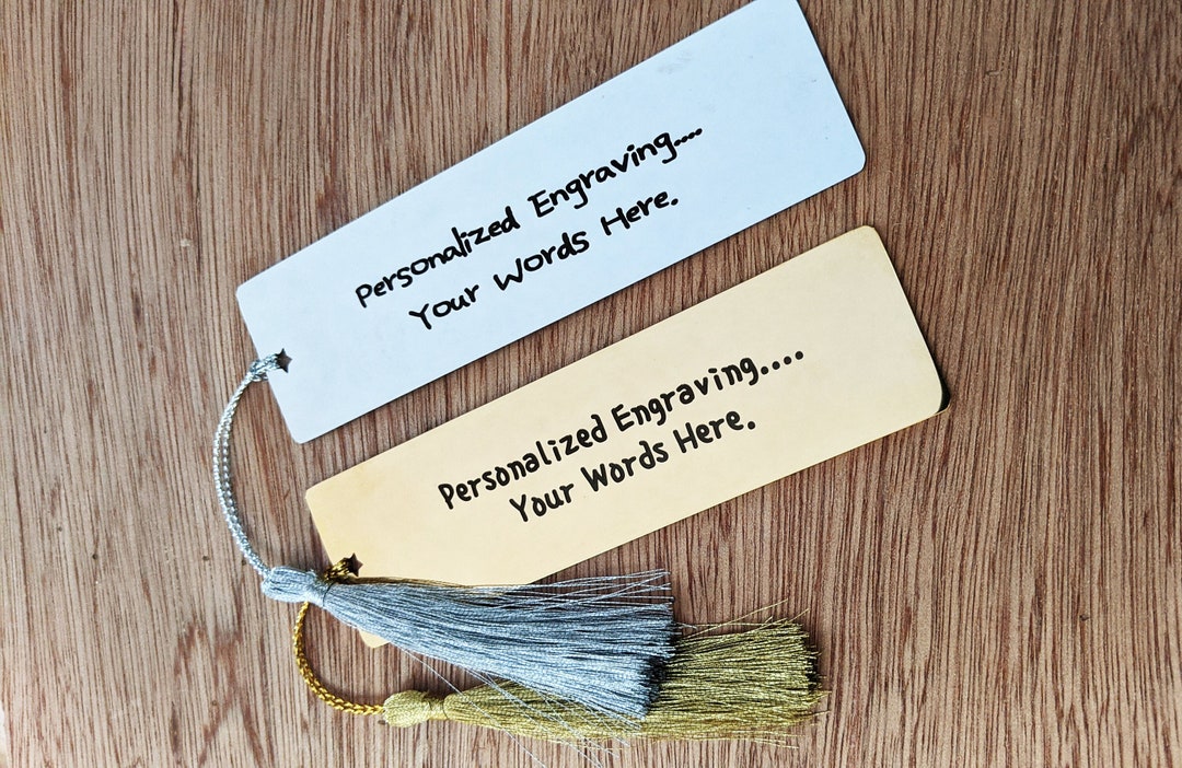 Handwriting Engraved Metal Bookmarks, Your Own Writing Signature