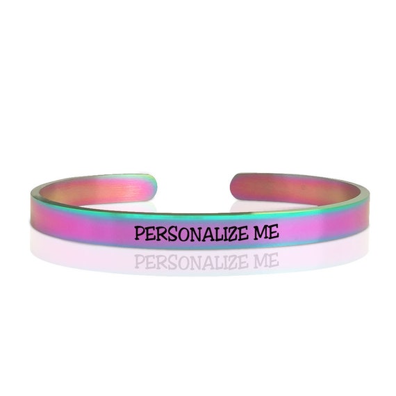 Custom Engrave Rainbow Bracelet gay pride bracelet LGTB, gay couple bracelet, colorful lesbian bracelet
