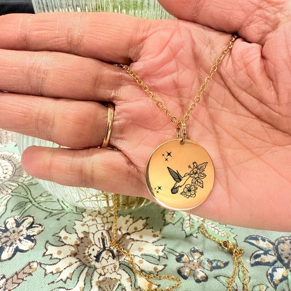Hummingbird Necklace, Gift For Her, Christmas Gift, Birthday Gift For Friend