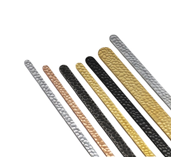 Cuff Bracelet Blanks for DIY. Mirror Polished & Hammered for Stamping Engraving jewelry making