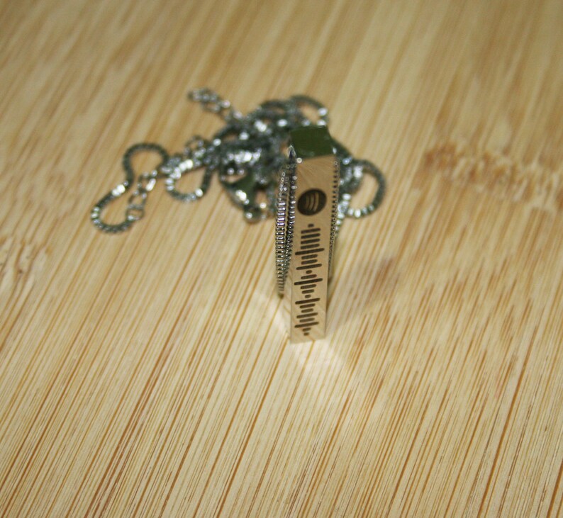 Custom Spotify Code Pendant Song Code Necklace for Favorite Etsy