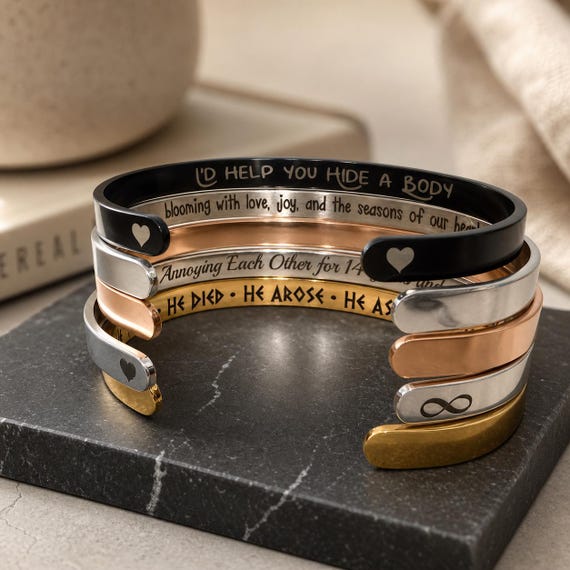 Personalized valentine bracelets for women girls -Personalize a Bracelet