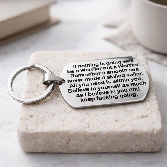 Keep fucking Going Motivation & Encouragement Gift Keychain.