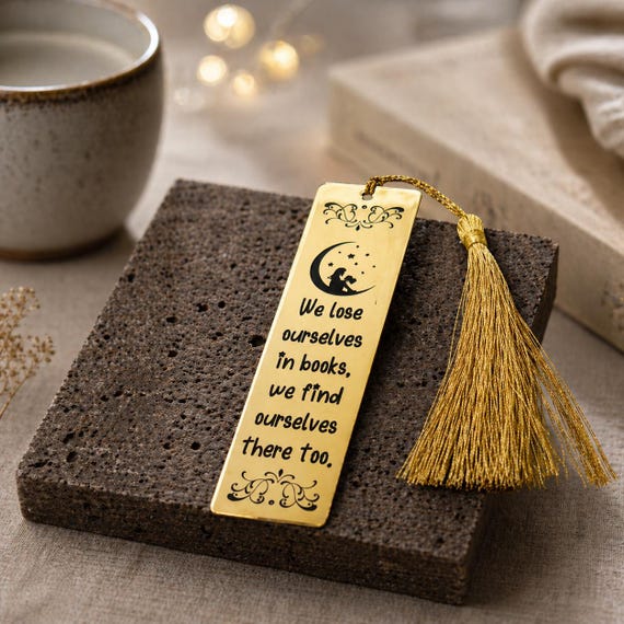 Customized Quote Unique Book marker for Kids Men Women Girls Boys with Tassels