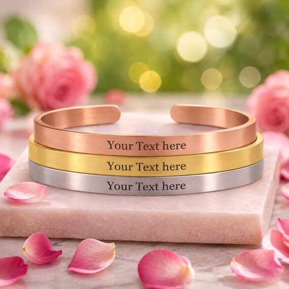 Personalized Bracelet For Woman, Custom Bracelet, Anniversary Gift For Her