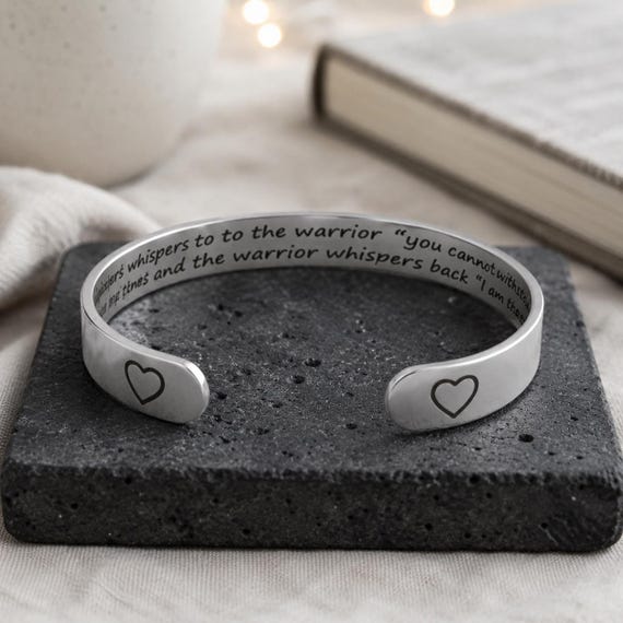 Encouragement Gift for Women, Men- Fate whispers to the warrior