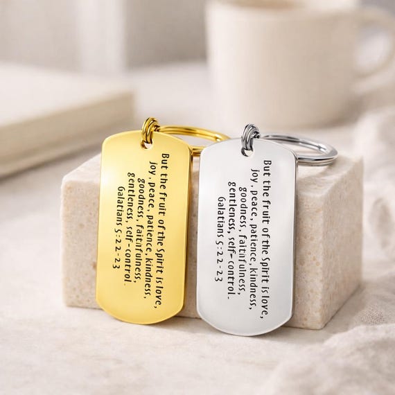 Customized Christian Jewelry for Women Christian Custom Bible Verse Keychain Gifts Bible Quote Dainty Jewellery Birthday Gift For Woman