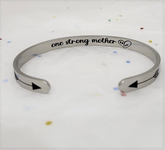 Mother Gift - One Strong Mother Cuff Bracelet Jewellery