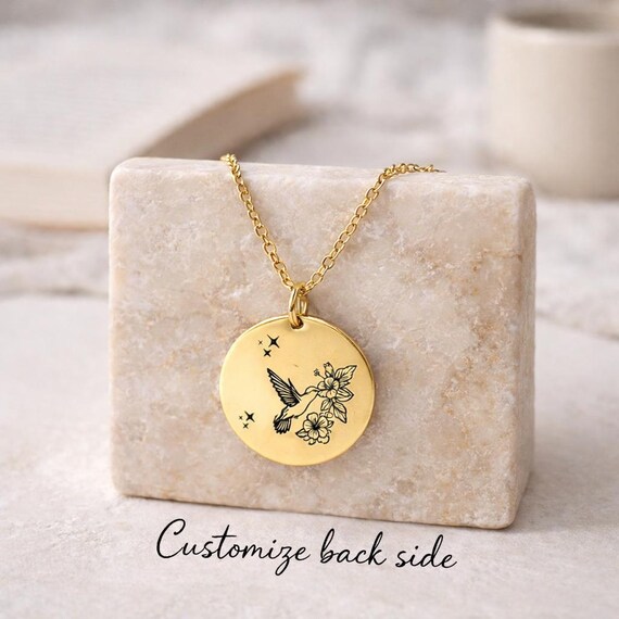 Hummingbird Necklace, Gift For Her, Christmas Gift, Birthday Gift For Friend