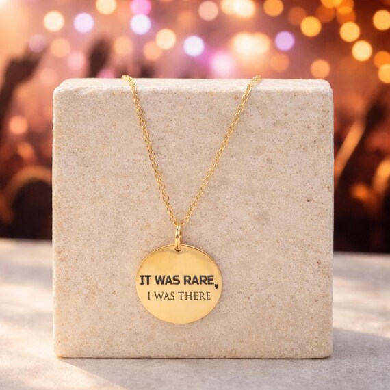 Customized Eras Necklace, City And Date Concert Jewelry Gift For Her, It Was Rare Gift For Friend, Memory Keepsake For Daughter. Custom Made